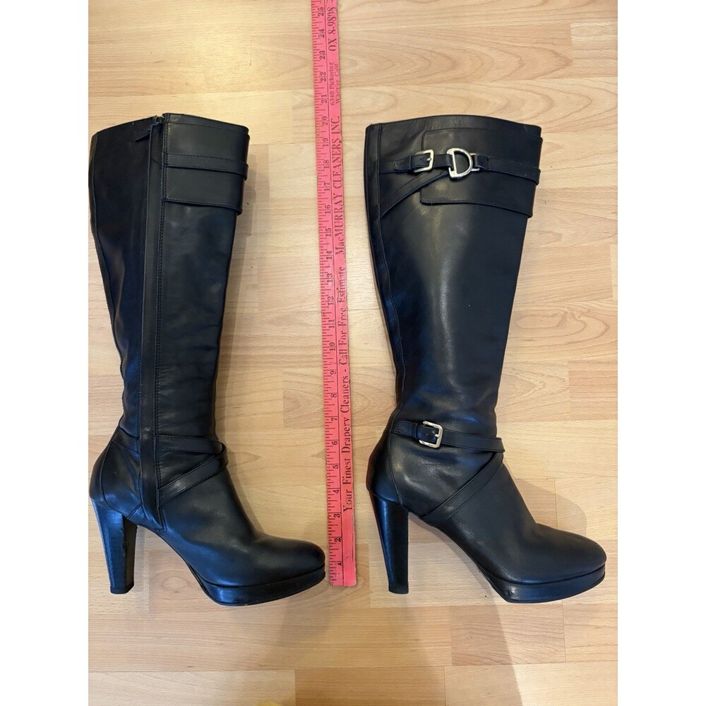 Cole Haan NikeAir Women’s Knee High Stiletto Boots Leather Size 8B - Picture 8 of 8